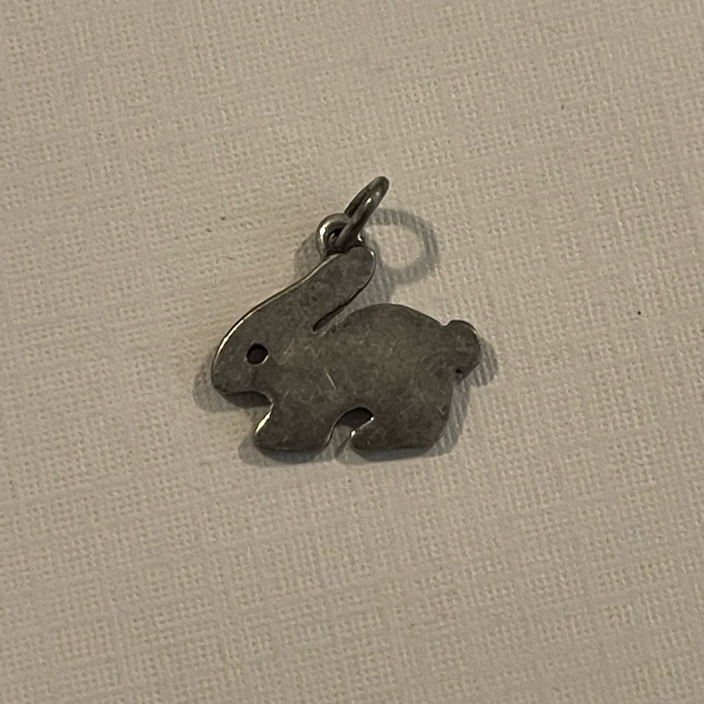 James Avery bunny rabbit charm sterling silver. Retired.